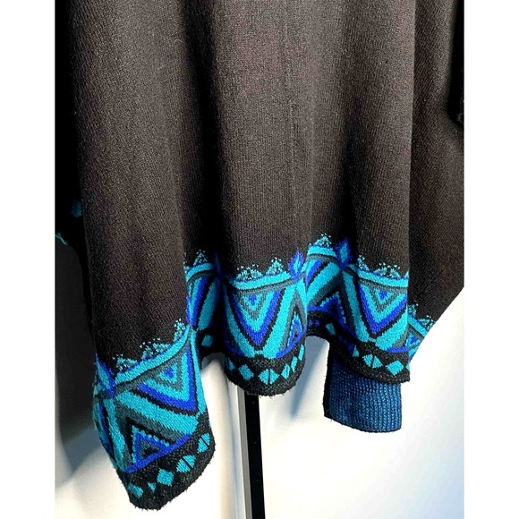 The Pioneer Woman Open-Front Ruana Cardigan Sweater Women's Size XXL/XXXL tribal - Picture 6 of 9